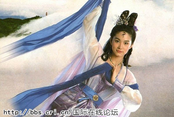 圖揭沒有整容的80年代古裝美人